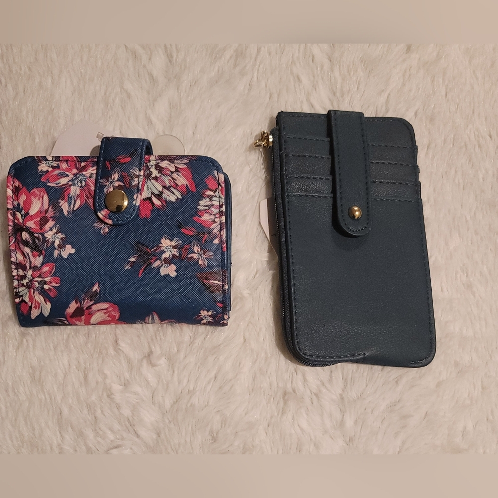 Anwen Card Case and Two Fold Wallet Set, 2 Pieces